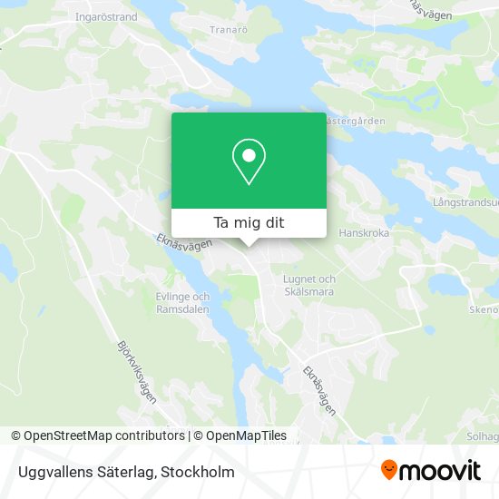 Uggvallens Säterlag karta