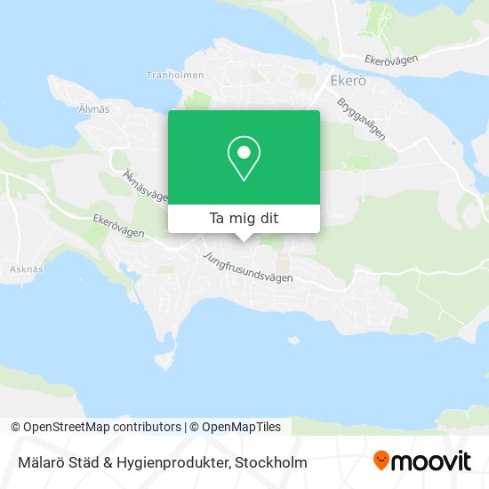 Mälarö Städ & Hygienprodukter karta