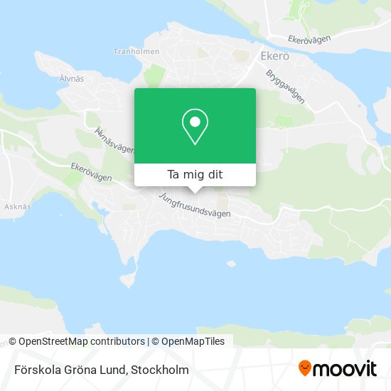 Förskola Gröna Lund karta