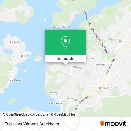 Fryshuset Vårberg karta