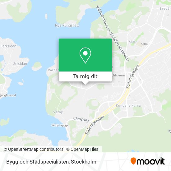 Bygg och Städspecialisten karta