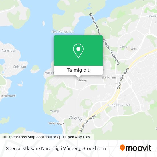 Specialistläkare Nära Dig i Vårberg karta