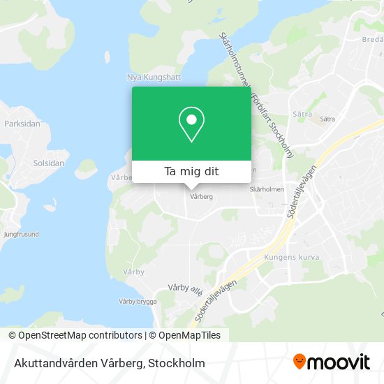 Akuttandvården Vårberg karta