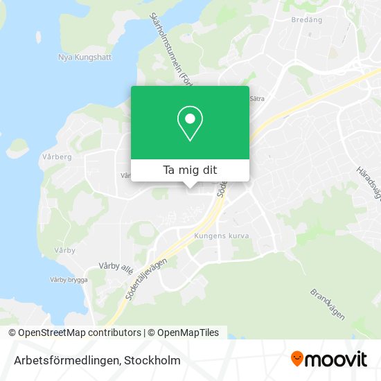 Arbetsförmedlingen karta