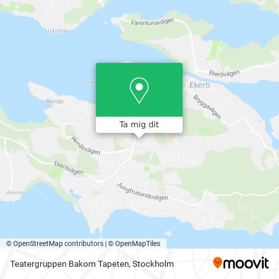 Teatergruppen Bakom Tapeten karta