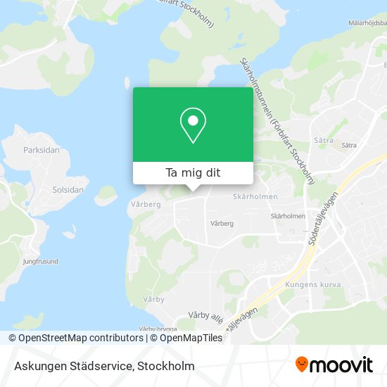 Askungen Städservice karta