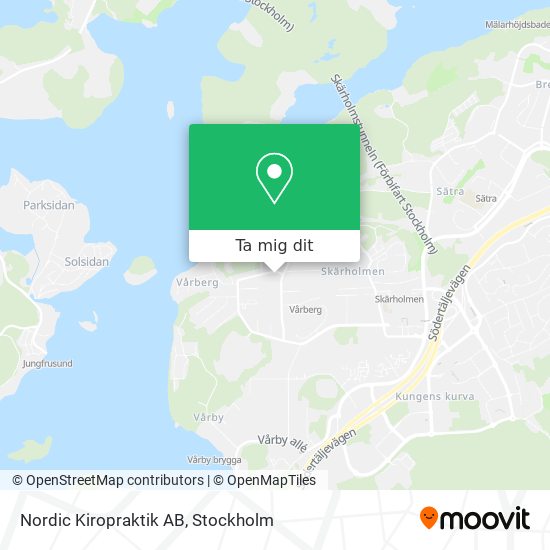 Nordic Kiropraktik AB karta