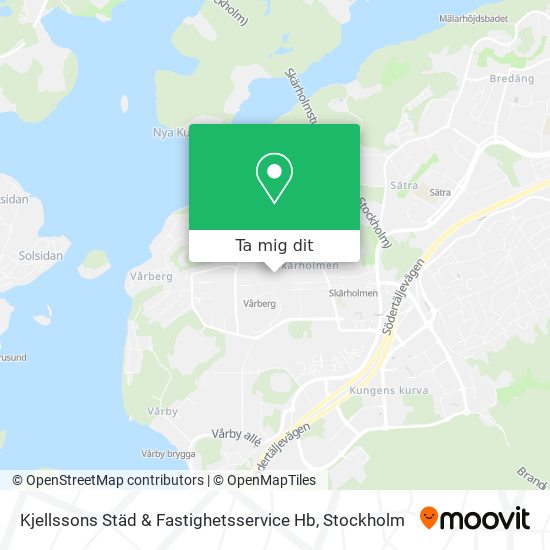 Kjellssons Städ & Fastighetsservice Hb karta