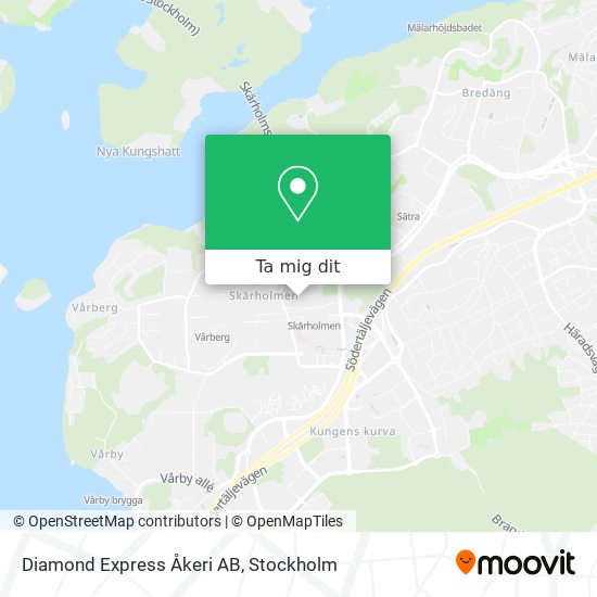 Diamond Express Åkeri AB karta