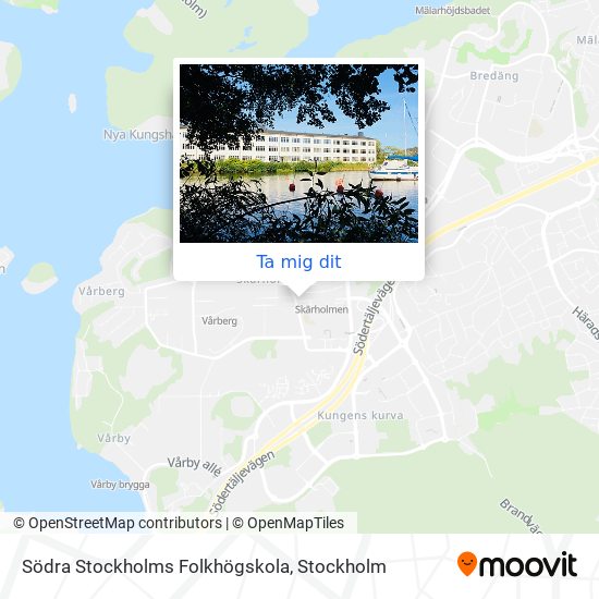 Södra Stockholms Folkhögskola karta