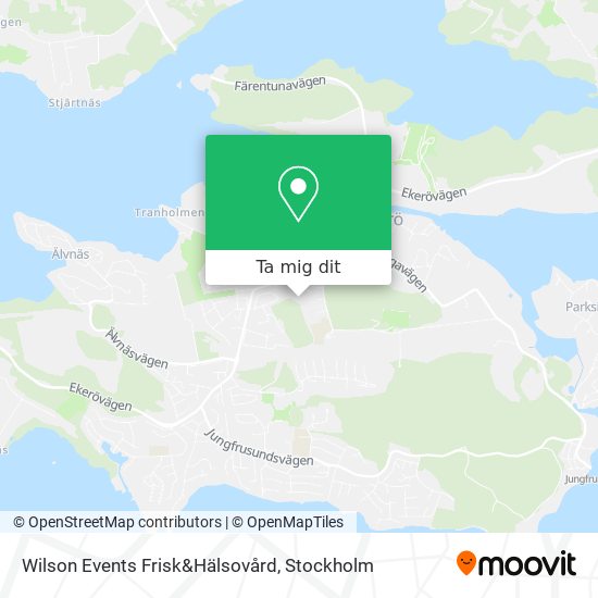 Wilson Events Frisk&Hälsovård karta