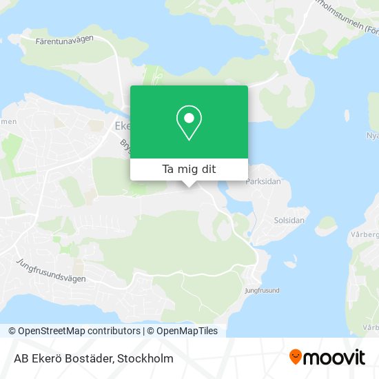 AB Ekerö Bostäder karta