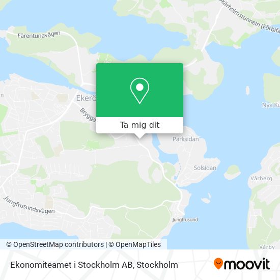 Ekonomiteamet i Stockholm AB karta