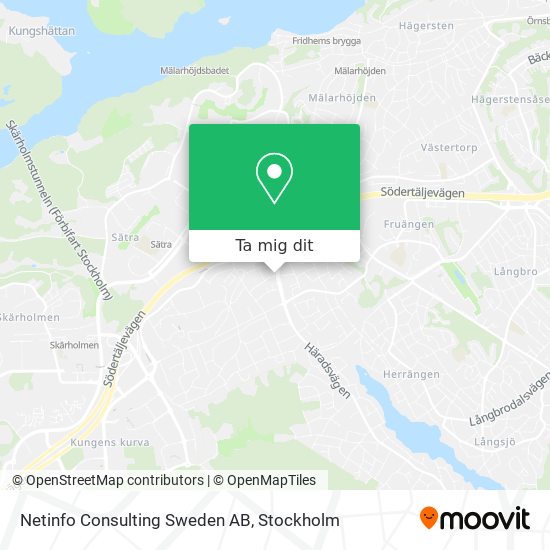 Netinfo Consulting Sweden AB karta