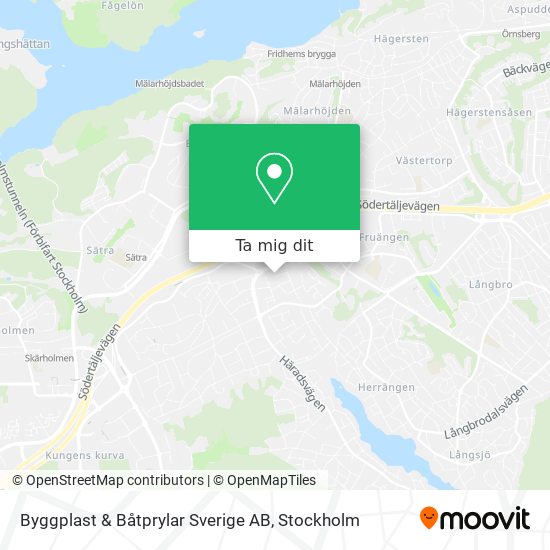 Byggplast & Båtprylar Sverige AB karta