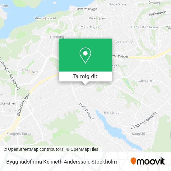Byggnadsfirma Kenneth Andersson karta