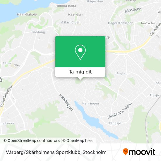 Vårberg/Skärholmens Sportklubb karta