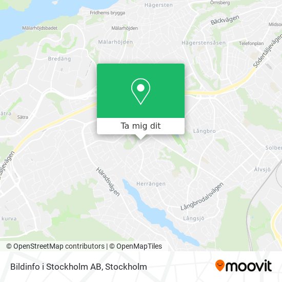 Bildinfo i Stockholm AB karta