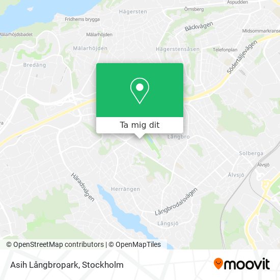 Asih Långbropark karta