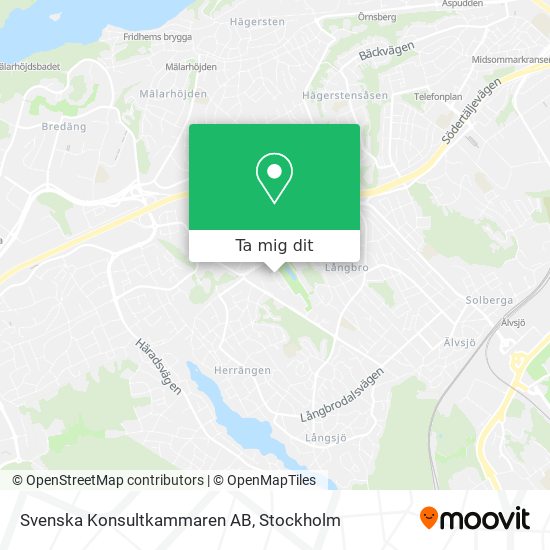 Svenska Konsultkammaren AB karta