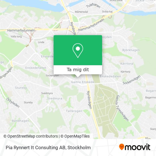 Pia Rynnert It Consulting AB karta