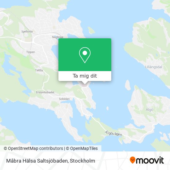 Måbra Hälsa Saltsjöbaden karta