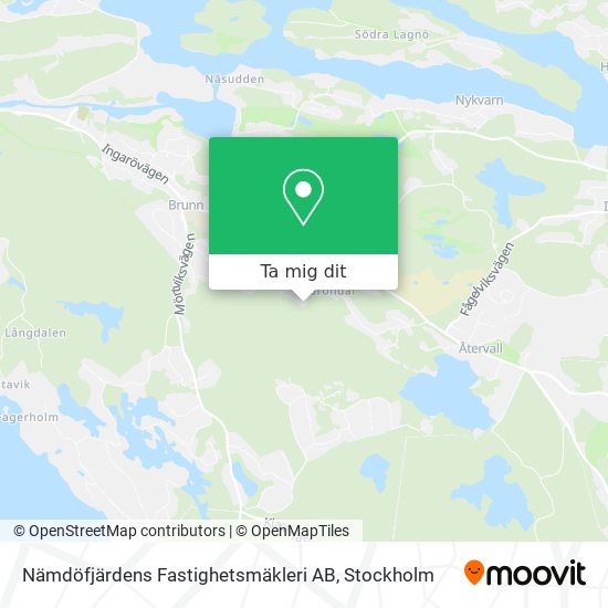 Nämdöfjärdens Fastighetsmäkleri AB karta