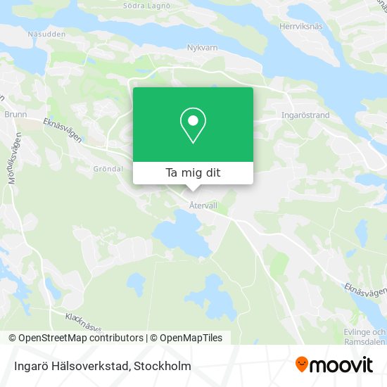 Ingarö Hälsoverkstad karta