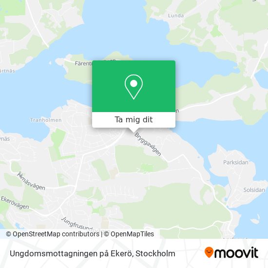 Ungdomsmottagningen på Ekerö karta