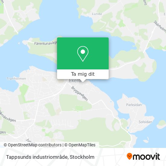 Tappsunds industriområde karta