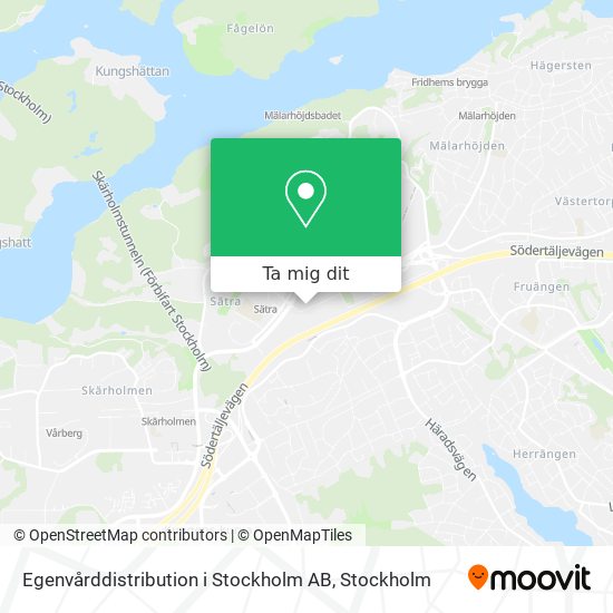 Egenvårddistribution i Stockholm AB karta