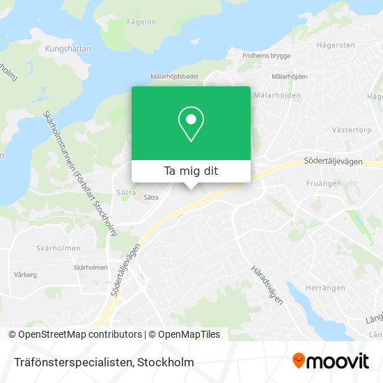 Träfönsterspecialisten karta