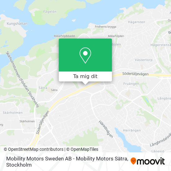 Mobility Motors Sweden AB - Mobility Motors Sätra karta