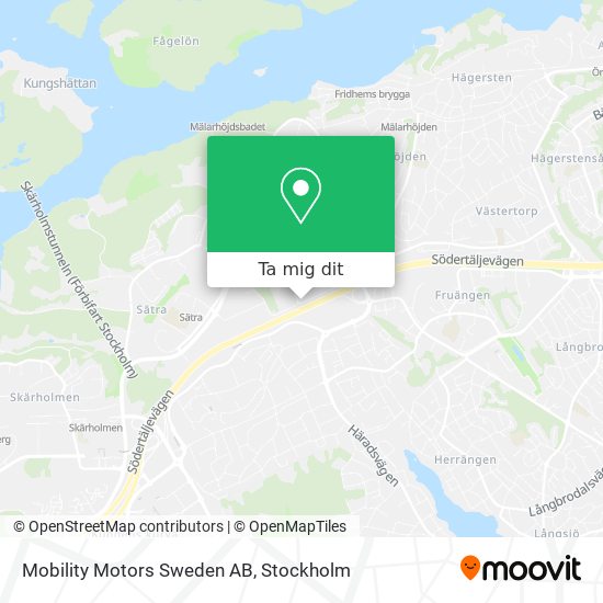 Mobility Motors Sweden AB karta