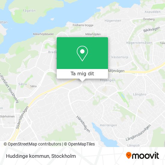 Huddinge kommun karta