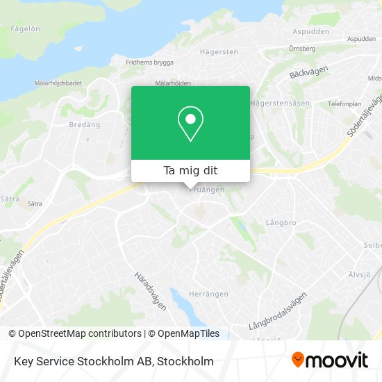 Key Service Stockholm AB karta