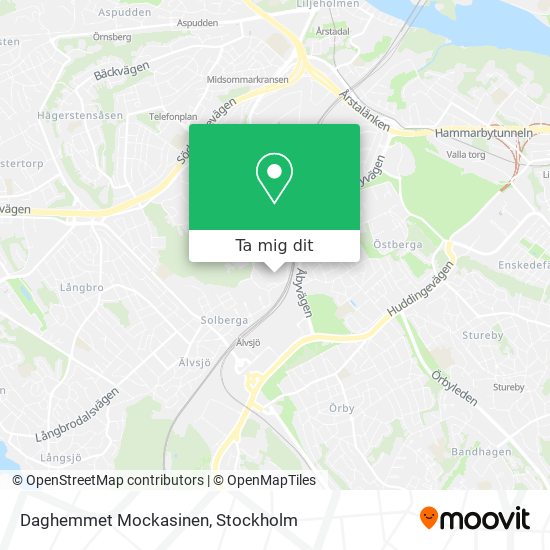 Daghemmet Mockasinen karta
