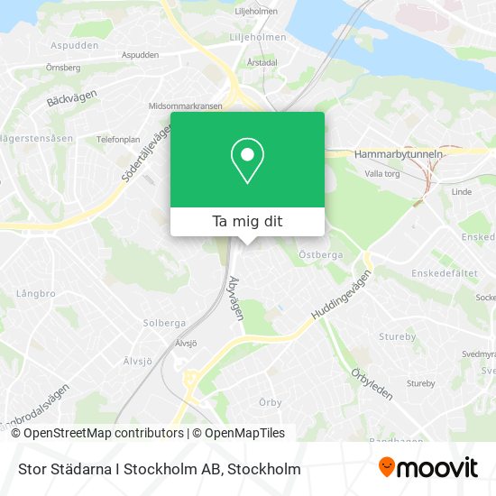 Stor Städarna I Stockholm AB karta