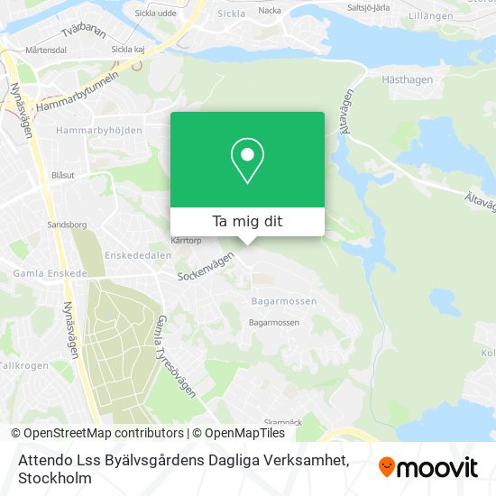 Attendo Lss Byälvsgårdens Dagliga Verksamhet karta
