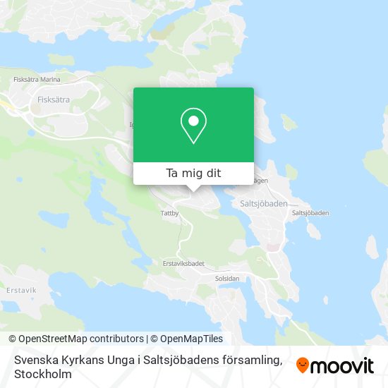 Svenska Kyrkans Unga i Saltsjöbadens församling karta