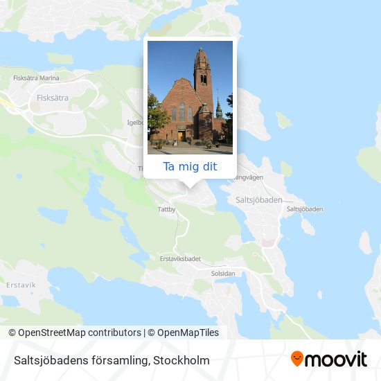 Saltsjöbadens församling karta