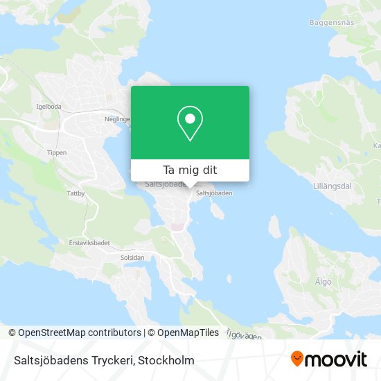 Saltsjöbadens Tryckeri karta