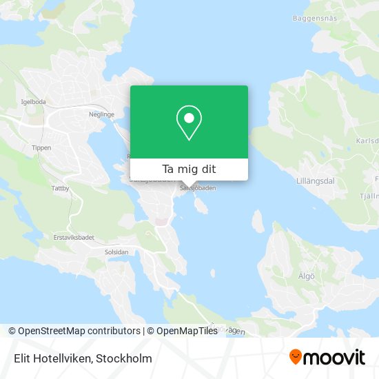 Elit Hotellviken karta