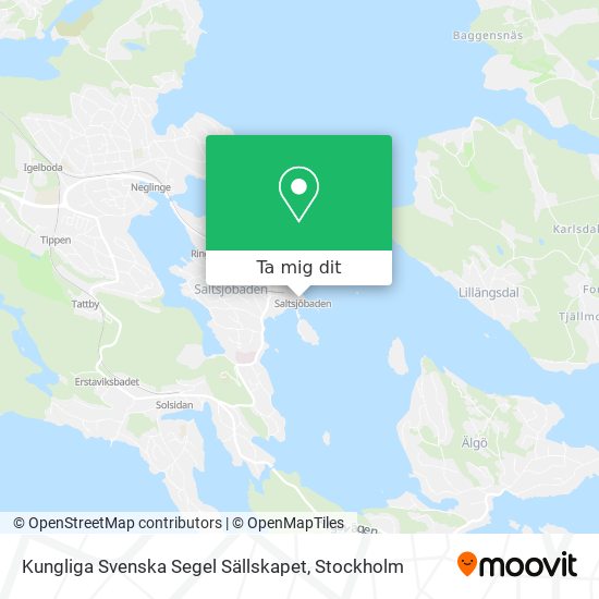 Kungliga Svenska Segel Sällskapet karta