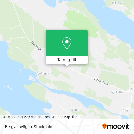 Bergviksvägen karta