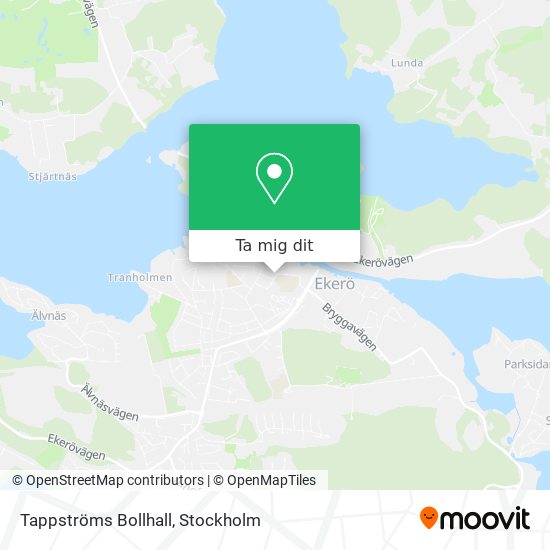 Tappströms Bollhall karta