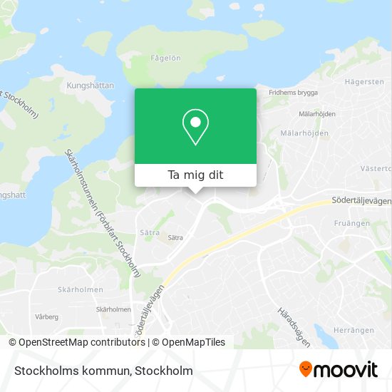 Stockholms kommun karta