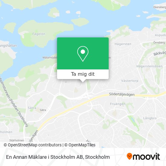 En Annan Mäklare i Stockholm AB karta