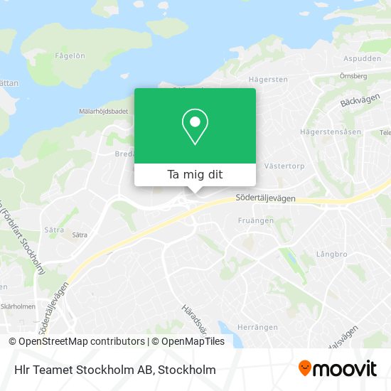 Hlr Teamet Stockholm AB karta