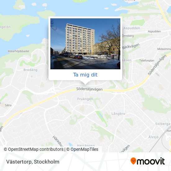 Västertorp karta